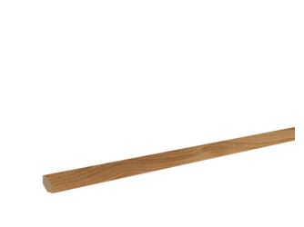 Viertelstab Eiche 14x14x2400mm Massiv, Endbehandelt