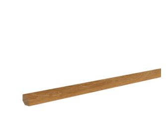 Viertelstab Eiche 18x18x2400mm Massiv, Endbehandelt