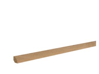 Viertelstab Eiche roh 18x18x2400mm Massiv, Roh
