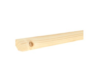 Viertelstab Fichte astig roh 22x22x2400 Massiv, Roh