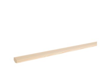 Viertelstab Kiefer astr.roh 14x14x2400mm Massiv, roh