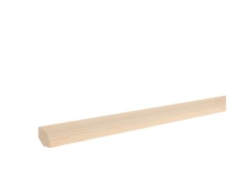 Viertelstab Kiefer astr.roh 22x22x2400mm Massiv, roh