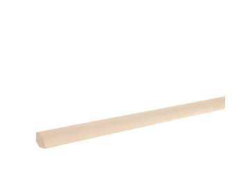 Viertelstab Kiefer astr.roh 22x22x900mm Massiv, roh, Kurzlänge