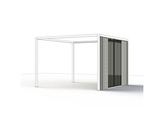 Vorhang silber, 300cm, Insektenschutz in schwarz Vorhang silber, 300cm, Insektenschutz in schwarz