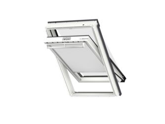 Vorteilsset Markise + Verdunkelungsrollo DOP CK02 1025S Uni Schwarz, weiß, Alu Schiene, Standard Vorteilsset Markise + Verdunkelungsrollo DOP CK02 1025S Uni Schwarz, weiß, Alu Schiene, Standard