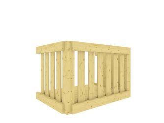 WINNETOO Veranda klein inkl. Boden FZERT