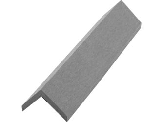 WPC Abschlussprofil L-Form hellgrau, leicht gebürstet, 40x60x3000mm WPC Abschlussprofil L-Form hellgrau, leicht gebürstet, 40x60x3000mm