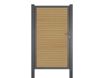Tor Sichtschutzzaun WPC Red Cedar "Modena"