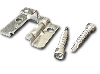 WPCfix Edelstahl Start-/Endclip inkl Edelstahlbohrschrauben, 50 Clips / Paket WPCfix Edelstahl Start-/Endclip inkl Edelstahlbohrschrauben, 50 Clips / Paket