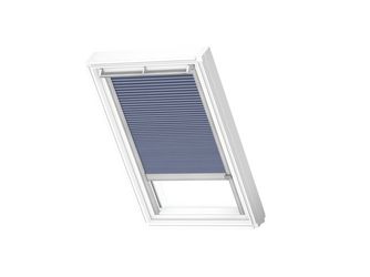 Wabenplissees elektro FMC U08 1156K Nachtblau, Alu Schiene, Standard