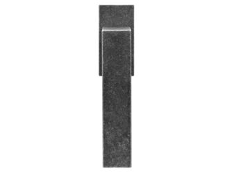 Wagrain Eckig Fenstergriff 7x40mm, Schwarz patiniert, 90° Rastermechanik, Stütznocken Ø10mm