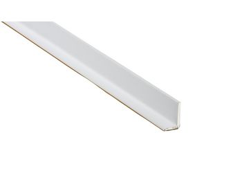 Wandabschlussprofil selbstklebend Typ WAS Weiss 2700x18x12mm