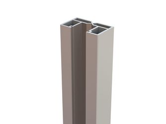 Wandanschlusspfosten eloxiert