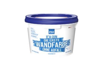 Wandfarbe ohne Abfall seidenweiß 10l