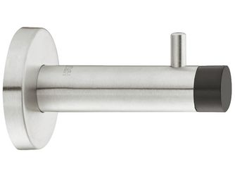 Wandtürpuffer Edst. matt 90mm mit Garderobenhaken 100x60x55mm