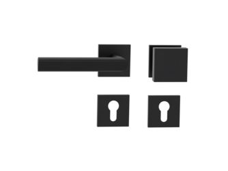 Wechselgarnitur VAYA 137 TRI Fast2Fix GK3 Rosetten eckig Knopf SQUARE Graphitschwarz L