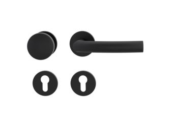 Wechselgarnitur VAYA 178 LORITA Fast2Fix GK3 Rosetten rund Knopf R2 Graphitschwarz R