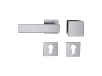 Wechselgarnitur VAYA 200 CUBICO Fast2Fix Rosetten eckig Knopf SQUARE Edelst. ma. L