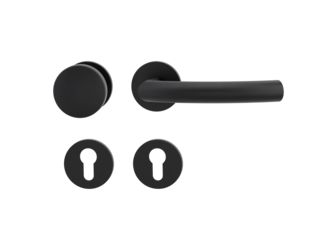 Wechselgarnitur VIVA F2F Fast2Fix GK3 Rosetten rund Knopf R2 Graphitschwarz R