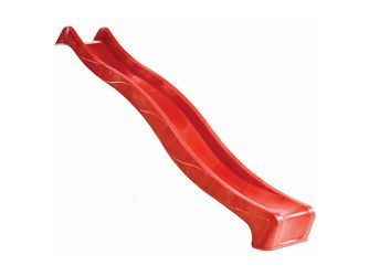 Wellenrutsche PE rot ca. 290x46cm für Podesthöhe 150cm