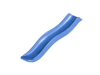 Wellenrutsche blau B 40xL 175cm für Podesthöhe 90cm