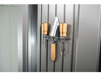Werkzeughalter 2 Stk. Gerätehaus Neo, quarzgrau- metallic 300x50x35mm
