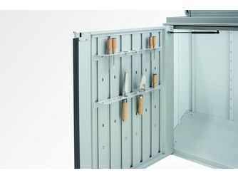 Werkzeughalter Tür zu AvantGarde, HighLine, Panorama, HighBoard 2 Stk-Pkg, silber- metallic 516x35x50mm