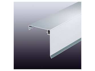 Wetterschenkel-Klemmdeckel preßblank 3500mm