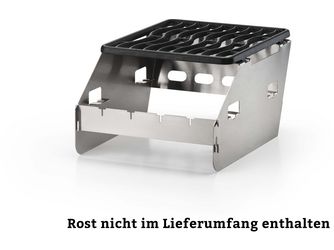 Windschutz für SIZZLE ZONE™ klein, inkl. 4 Edelstahl-Spieße