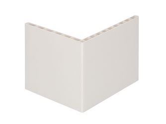 Winkelprofil 110x90x7mm Hohlkammer Weiß 600cm