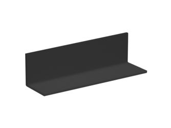Winkelprofil 40x40x2mm Schwarz 600cm