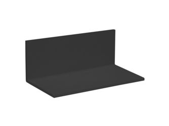 Winkelprofil 50x50x2mm Schwarz 600cm