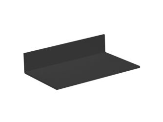 Winkelprofil 60x20x2mm Schwarz 600cm