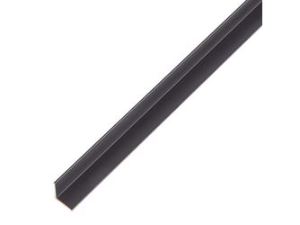 Winkelprofil, gleichsch., Alu schwarz elox., LxBxHxS 2000x10x10x1mm