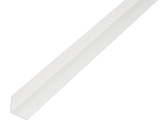 Winkelprofil, gleichsch., PVC weiß, LxBxHxS 1000x30x30x2mm Winkelprofil, gleichsch., PVC weiß, LxBxHxS 1000x30x30x2mm