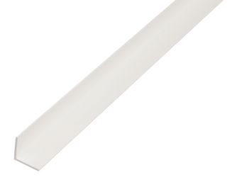 Winkelprofil, gleichsch., PVC weiß, LxBxHxS 2600x10x10x1mm Winkelprofil, gleichsch., PVC weiß, LxBxHxS 2600x10x10x1mm