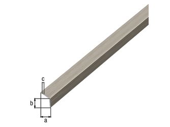 Winkelprofil, selbstkl.gleichsch.Alu, edelstahldesign, dkl, LxBxHxS 1000x15x15x1mm Winkelprofil, selbstkl.gleichsch.Alu, edelstahldesign, dkl, LxBxHxS 1000x15x15x1mm