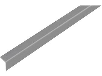 Winkelprofil, selbstklebend, gleichsch., PVC grau met., LxBxHxS 2600x20x20x1,5mm Winkelprofil, selbstklebend, gleichsch., PVC grau met., LxBxHxS 2600x20x20x1,5mm