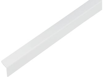 Winkelprofil, selbstklebend, gleichsch., PVC weiß glänz.LxBxHxS 1000x20x20x1,5mm Winkelprofil, selbstklebend, gleichsch., PVC weiß glänz.LxBxHxS 1000x20x20x1,5mm