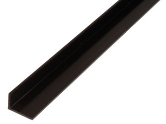 Winkelprofil, ungleichsch., PVC schwarz, LxBxHxS 1000x20x10x1,5mm Winkelprofil, ungleichsch., PVC schwarz, LxBxHxS 1000x20x10x1,5mm