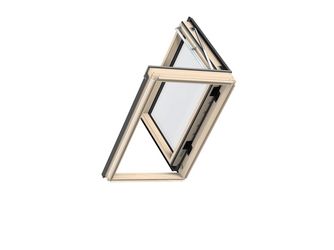 Wohn- und Ausstiegsfenster links GXLA FK06 3166 klar lackiert Energie PLUS Kupfer 66x118