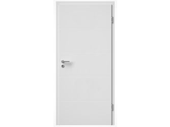 Wohnungseingangstür HPL Weißlack melaminharzbeschichtet Vollspan KK3 "Cava"