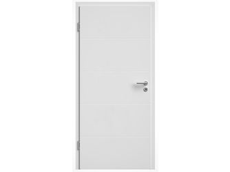 Wohnungseingangstür HPL Weißlack melaminharzbeschichtet Vollspan KK3 "Cava"