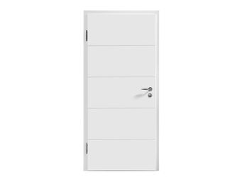 Wohnungseingangstür Weißlack lackiert Signum 15 Vollspan KK3 SSK2 "Concept"