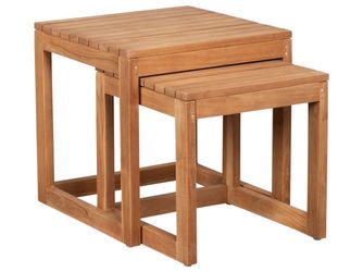 Woodie Beistelltisch 2er-Set eckig
