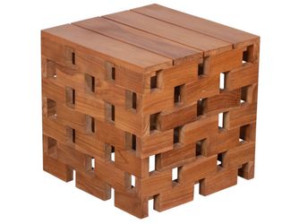 Woodie Beistelltisch/Hocker Chessboard