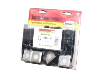 Beleuchutung ZANIA mit 10 m Kabel und Transformator kartonverpackt