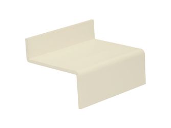 Z-Profil 20x40x30x3mm Creme 600cm