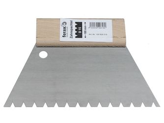 Zahnspachtel B15 - 180 mm für Parkettklebstoffe