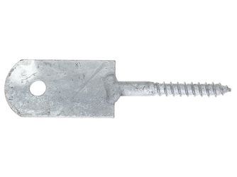 Zaunriegelhalter, feuerverzinkt, zum Anschrauben, Holzgewinde 8x60mm, Länge 120mm Zaunriegelhalter, feuerverzinkt, zum Anschrauben, Holzgewinde 8x60mm, Länge 120mm